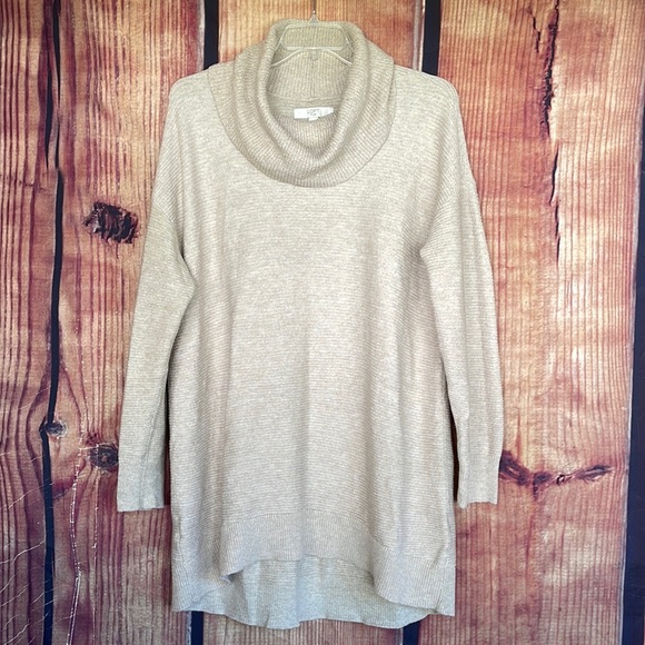 LOFT Sweaters - Loft - Cowl neck sweater, Hi-Lo NWOT-  Bundle 2 or more items for 20% off.